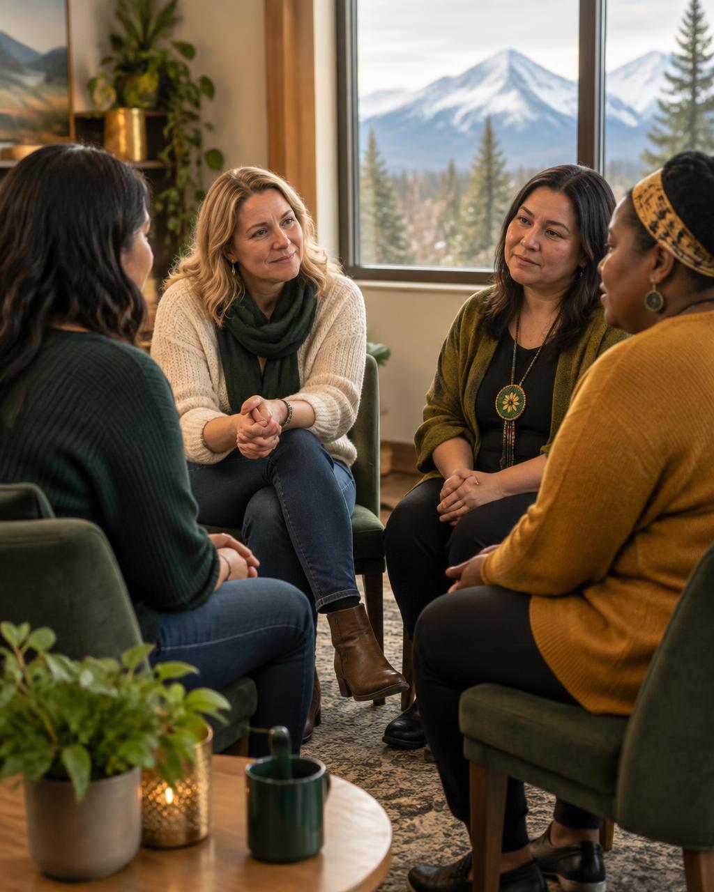 Women's Support Network participants receiving practical support